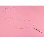 Stylish S925 Silver Vertical Bar Y Necklace