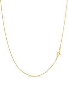 18k Gold Over Sterling Silver Box Chain Necklace