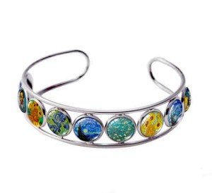 Van Gogh Inspired Autumn Cuff Bracelet