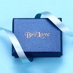 BriLove Women's Champagne Gold Crystal Jewelry Set