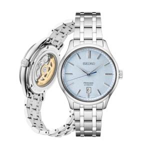 Seiko Presage Blue Dial Stainless Steel Watch