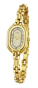 Fanmis Women's Vintage Gold Oval Bracelet Watch