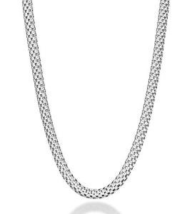 Miabella 925 Sterling Silver 4mm Chain Necklace
