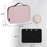Pink Enamel Pin Display Book with 6 Pages