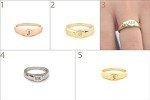 Personalized Gold Initial Signet Ring for Women