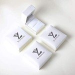 Sterling Silver Stackable Halo Tanzanite Ring Size 7