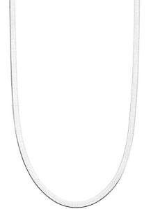 Miabella 925 Sterling Silver Herringbone Necklace 22