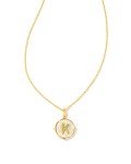Kendra Scott Reversible Letter K Pendant Necklace