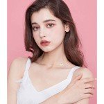 S925 Sterling Silver Sideways Cross Choker Necklace