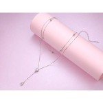 Teardrop Layered S925 Silver Choker Necklace