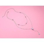 Teardrop Layered S925 Silver Choker Necklace