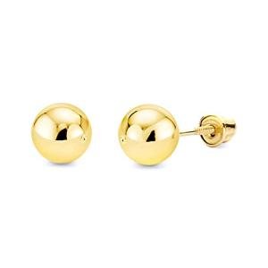 14k Yellow Gold 2mm Ball Stud Earrings