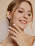 Elegant 2CT Sterling Silver Princess Cut Bridal Ring Set