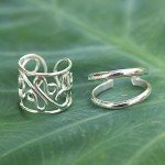 Bohemian Sterling Silver Adjustable Ear Cuff Earrings