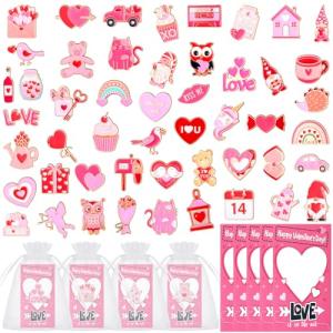 Valentine's Enamel Pin Set with Gift Bag