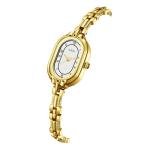 Women's Vintage Gold Oval Bracelet Watch