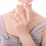 BERRICLE Sterling Silver Bubble CZ Wrap Ring