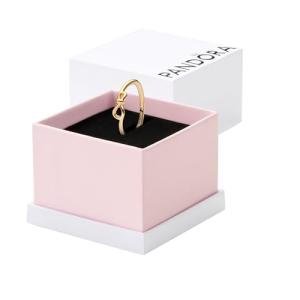 PANDORA Gold-Plated Infinity Knot Ring - Size 7