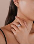 Stunning 2CT Moissanite Engagement Ring for Her