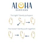 Trendy Turquoise Clip-On Dangle Earrings for Women