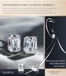 Elegant 18K White Gold Plated CZ Stud Earrings