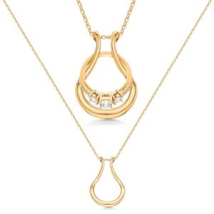 Emily C Ring Holder Necklace for Weddings & Gifts