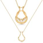 Emily C Ring Holder Necklace for Weddings & Gifts