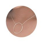 Open Circle Necklace - 14k Gold Filled