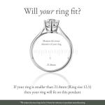 Emily C Ring Holder Necklace for Weddings & Gifts
