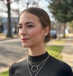 Open Circle Necklace - 14k Gold Filled