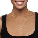 Elegant 3-Strand Cultured Pearl Layered Necklace