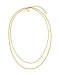 Gold Two Layers Adjustable Necklace by Purelei®