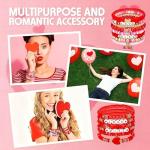 100 Pcs Colorful Heishi Stretch Bracelets Set