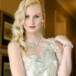 Elegant Austrian Crystal Pearl Vintage Wedding Jewelry Set