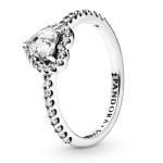 PANDORA Sterling Silver Elevated Heart Promise Ring