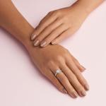 PANDORA Sterling Silver Elevated Heart Promise Ring