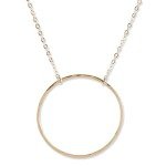 Open Circle Necklace - 14k Gold Filled
