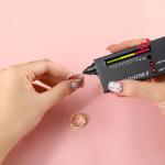 Moissanite Twisted Vine Silver Wedding Band Size 7