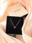 Sparkling Birthstone Pendant Necklace in Sterling Silver