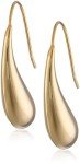18k Gold Plated Sterling Silver Teardrop Earrings