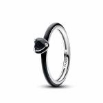 PANDORA ME Black Chakra Heart Stackable Ring