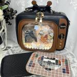 Retro TV Shape Ita Bag for Anime Pins