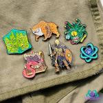 D&D Enamel Pins Set: Creatures & Accessories