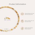 Colorful Rainbow Topaz Beaded Choker Necklace