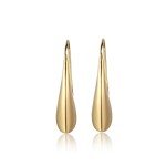 18k Gold Plated Sterling Silver Teardrop Earrings