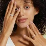 Moissanite Eternity Ring, 5.3ct Sterling Silver