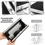 Elegant Rhinestone Evening Clutch & Jewelry Set