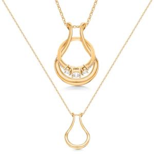 Emily C Ring Holder Necklace for Weddings & Gifts