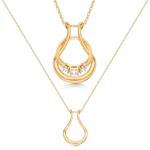Emily C Ring Holder Necklace for Weddings & Gifts