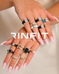 Rinfit Women’s Silicone Wedding Rings - Size 7